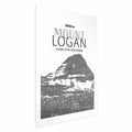 Mount Logan Mountain Peak Landscape Poster