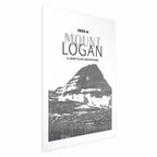 Mount Logan Mountain Peak Landscape Poster