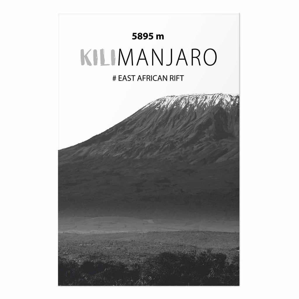 Kilimanjaro Mountain Peak Landscape Poster