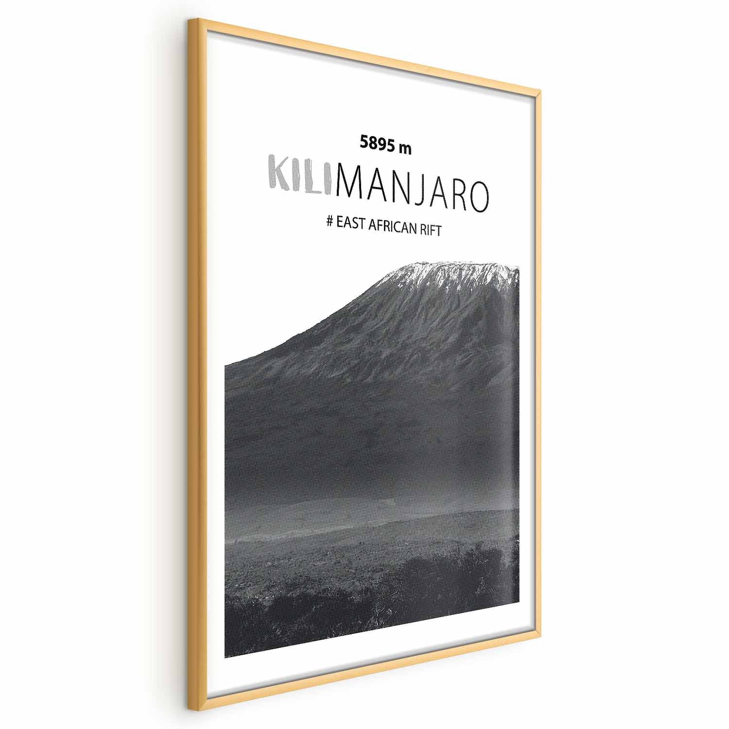 Kilimanjaro Mountain Peak Landscape Poster