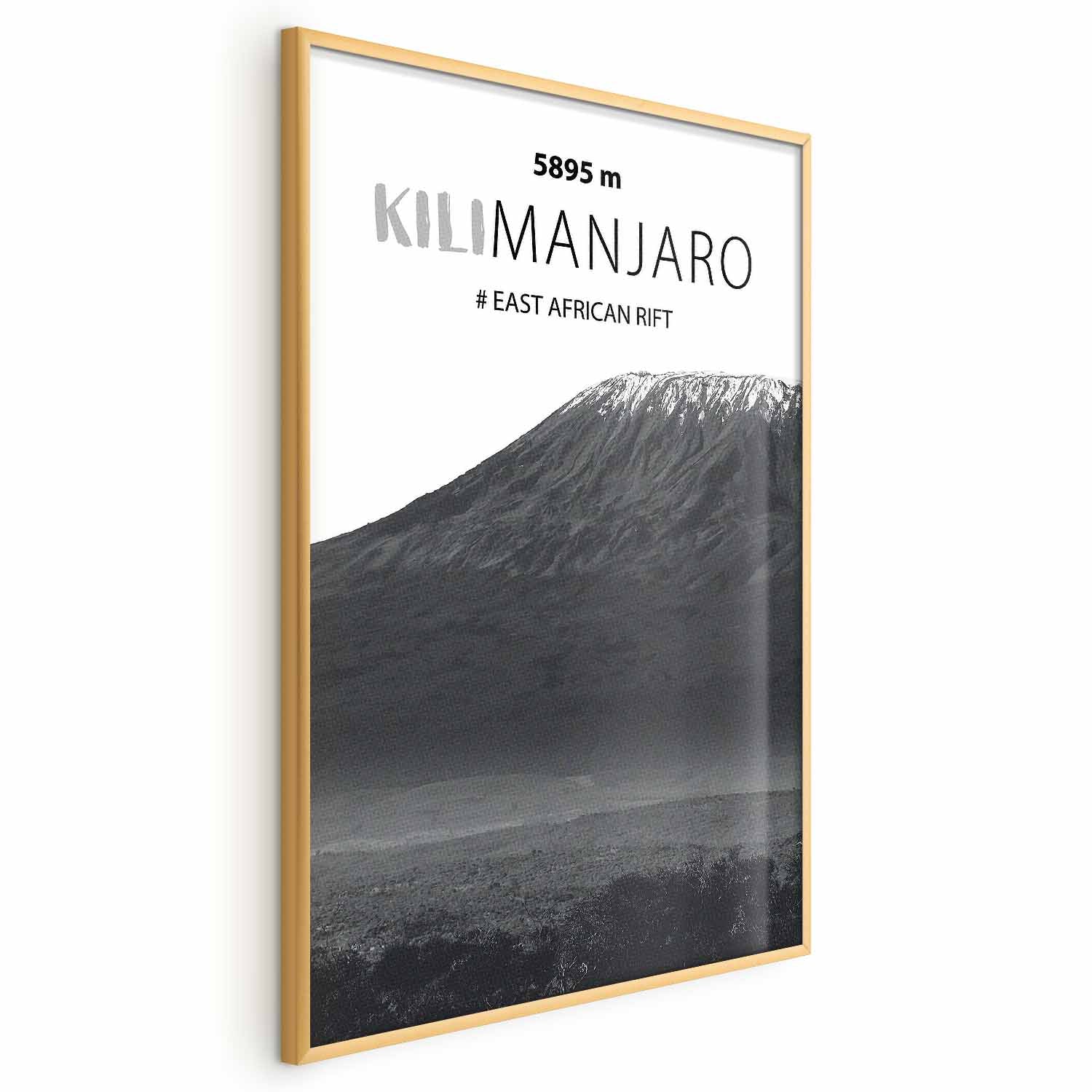 Kilimanjaro Mountain Peak Landscape Poster