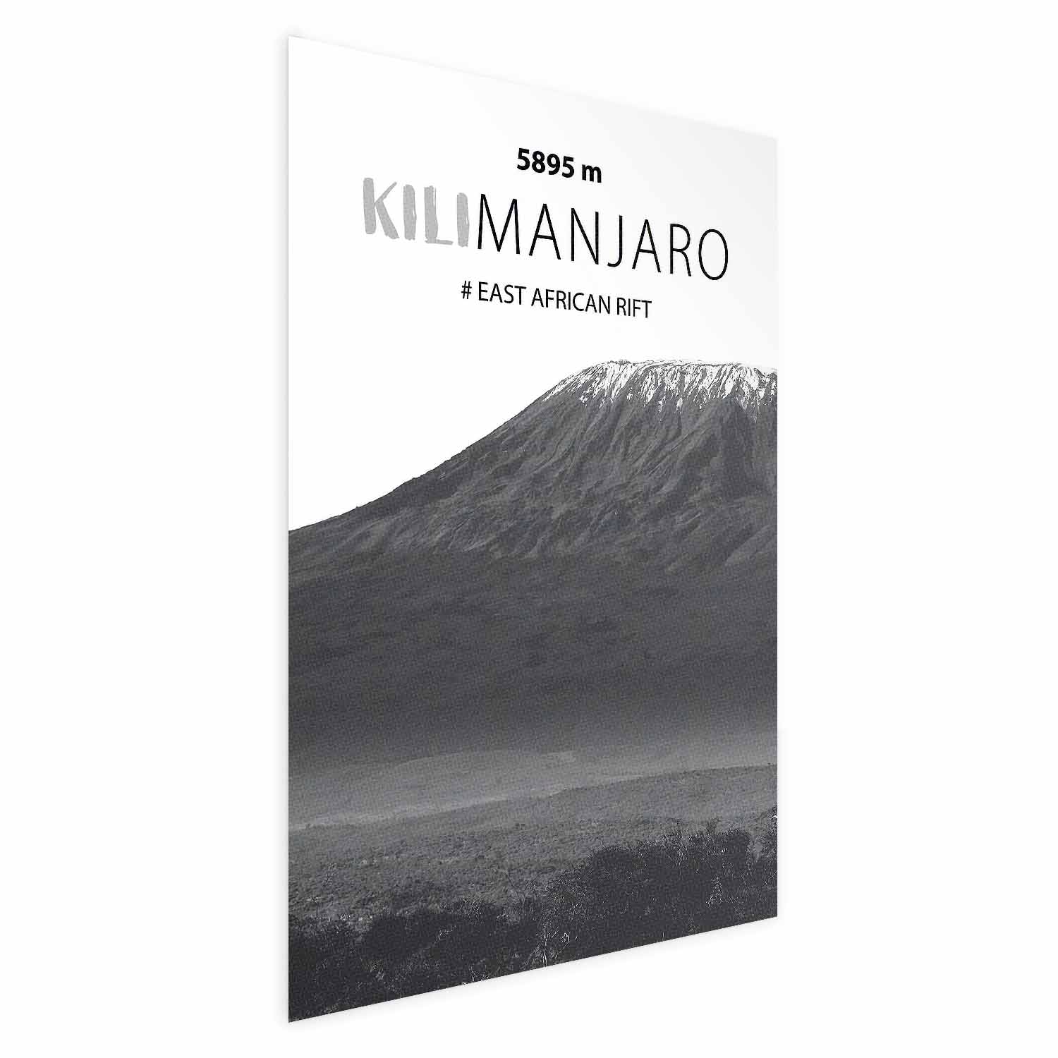Kilimanjaro Mountain Peak Landscape Poster