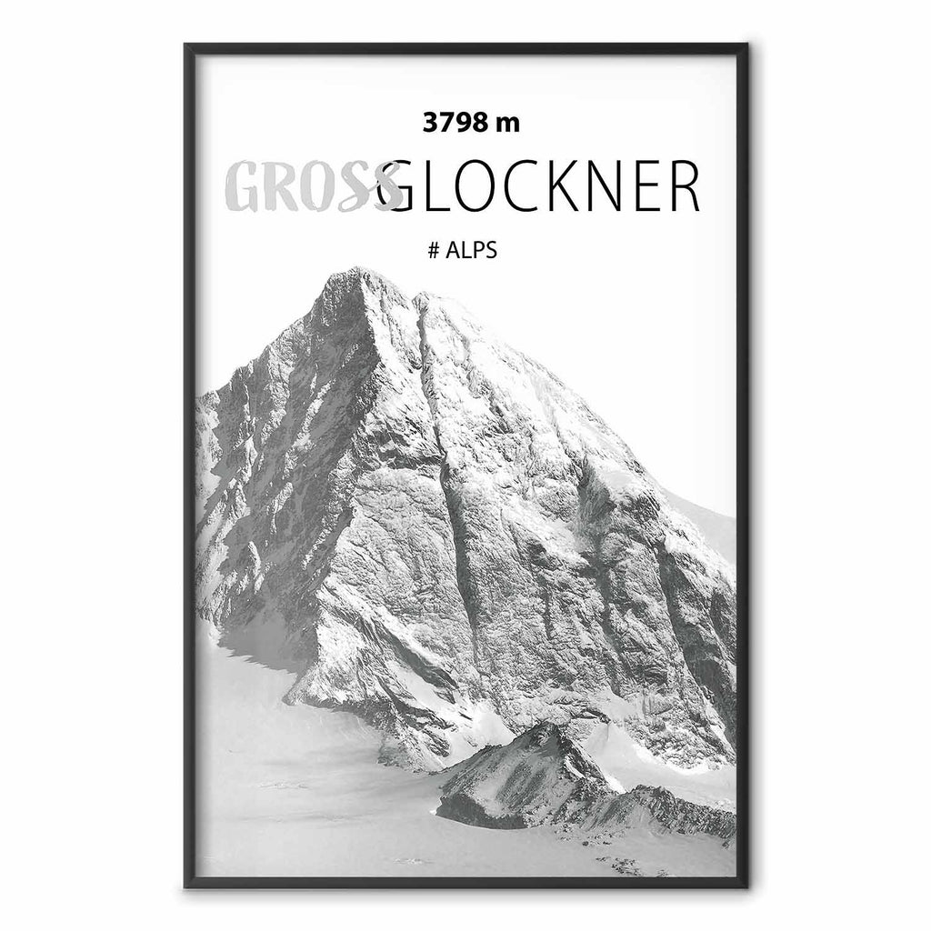 Grossglockner Mountain Peak Landscape Poster