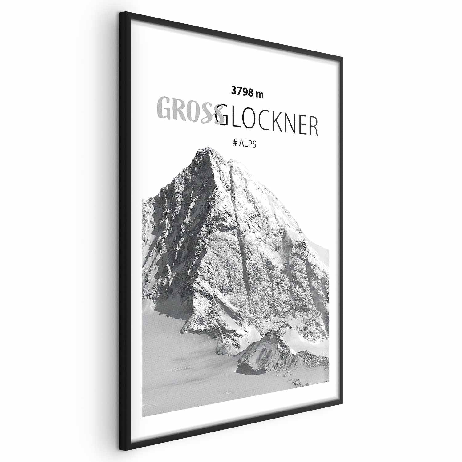 Grossglockner Mountain Peak Landscape Poster