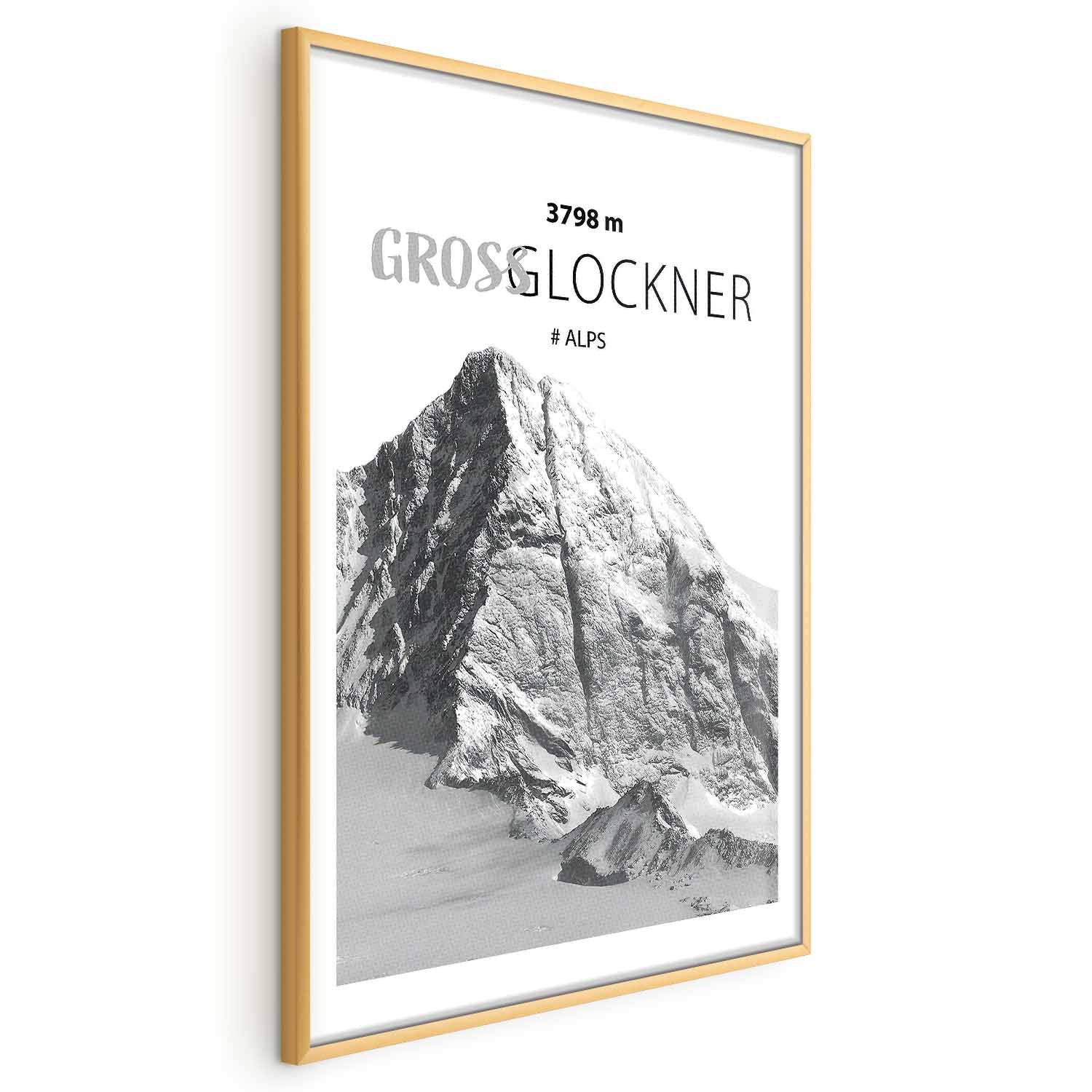 Grossglockner Mountain Peak Landscape Poster