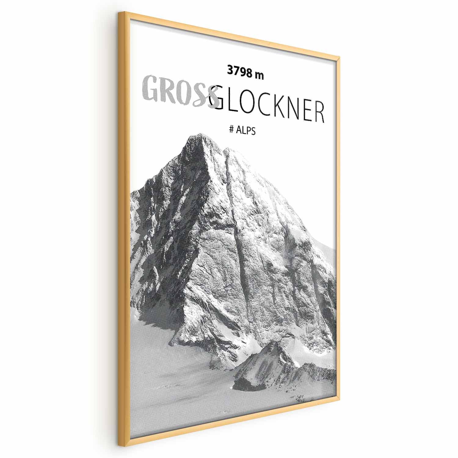 Grossglockner Mountain Peak Landscape Poster