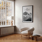 Denali Mountain Peak Landscape Poster