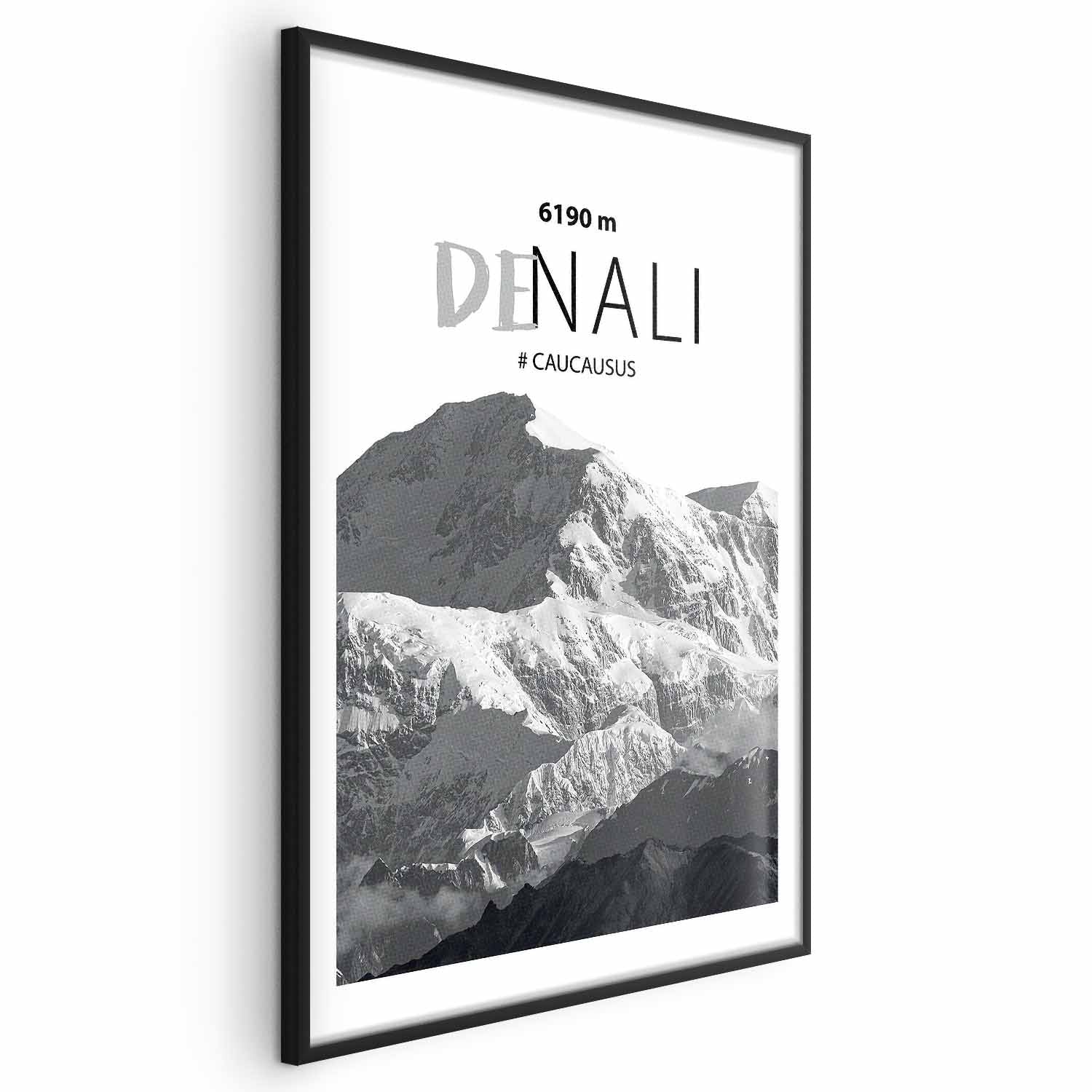 Denali Mountain Peak Landscape Poster