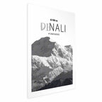 Denali Mountain Peak Landscape Poster