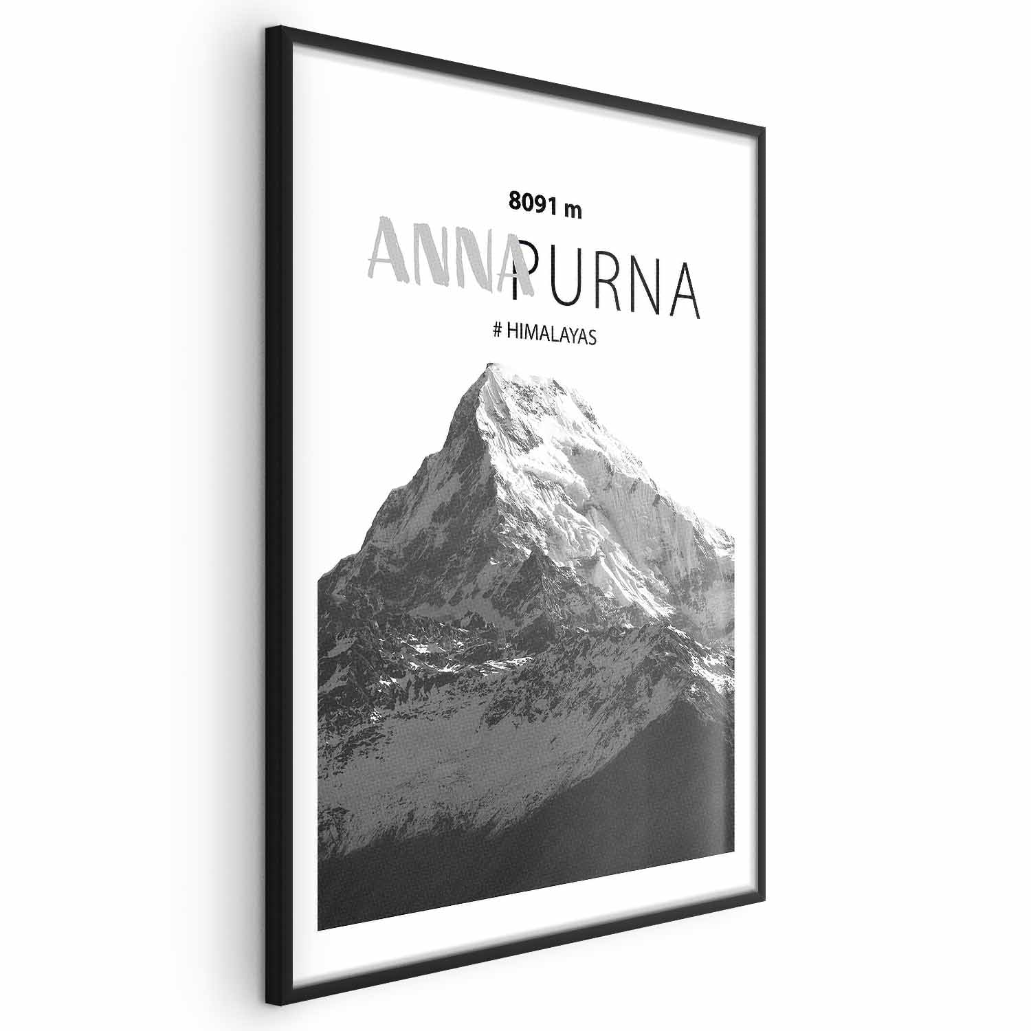 Annapurna Mountain Peak Landscape Poster