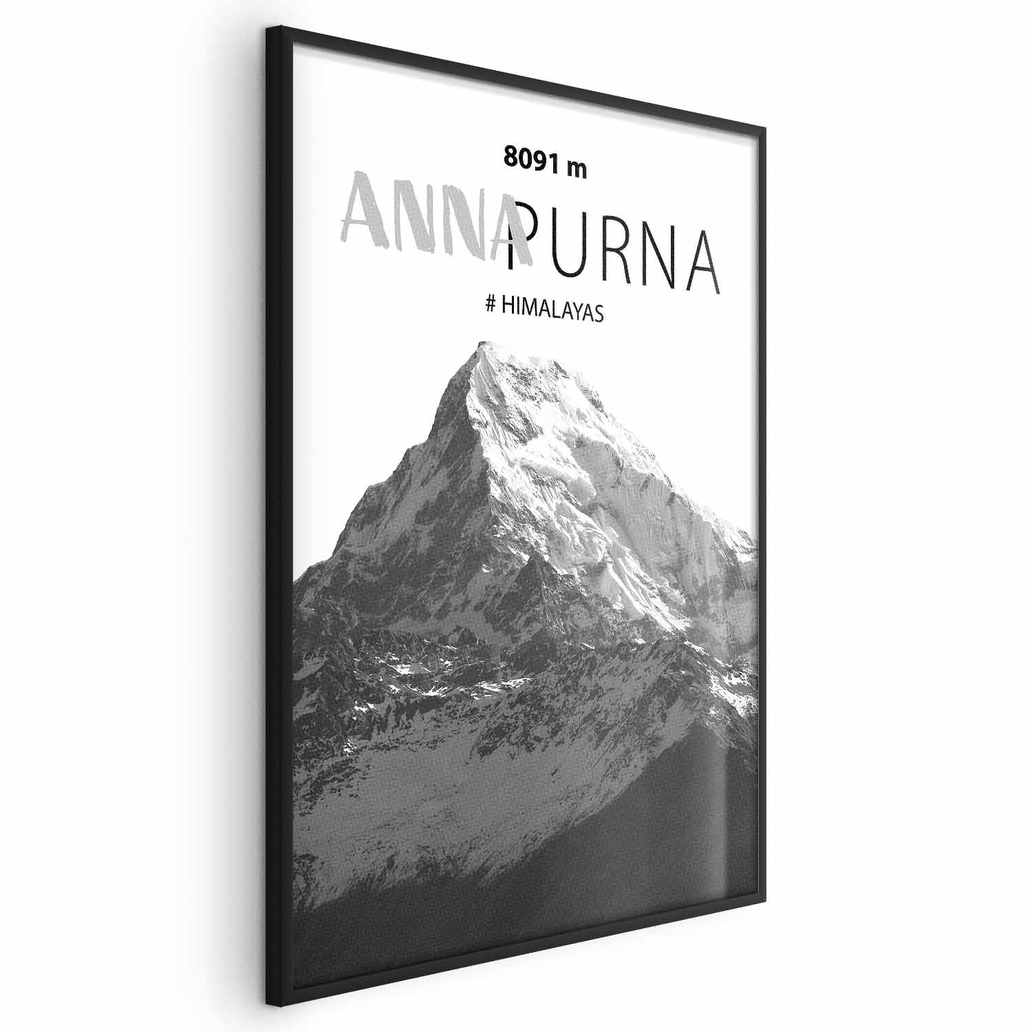 Annapurna Mountain Peak Landscape Poster