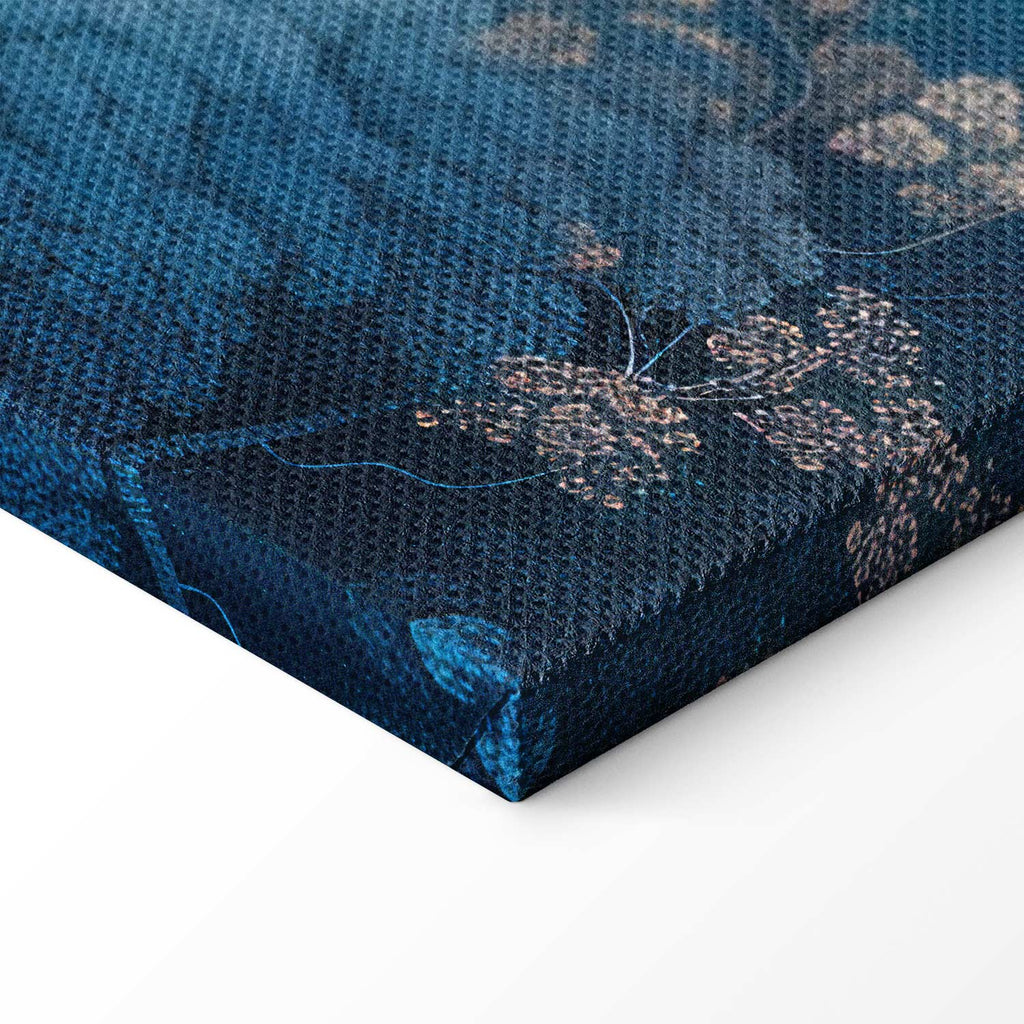 Fairy-Tale Blue Forest Landscape Canvas Print