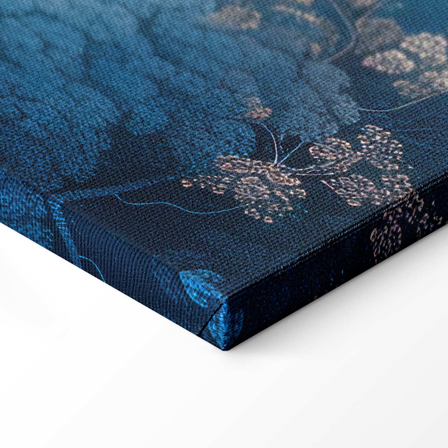 Fairy-Tale Blue Forest Landscape Canvas Print