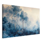 Canvas Print Landscape with Trees in Fairy Tale Forest
