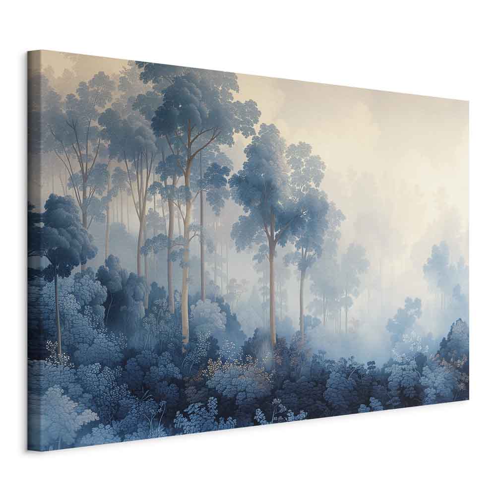 Canvas Print Landscape with Trees in Fairy Tale Forest