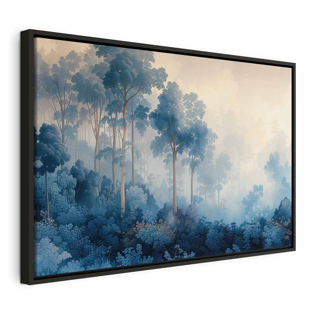 Canvas Print Landscape with Trees in Fairy Tale Forest