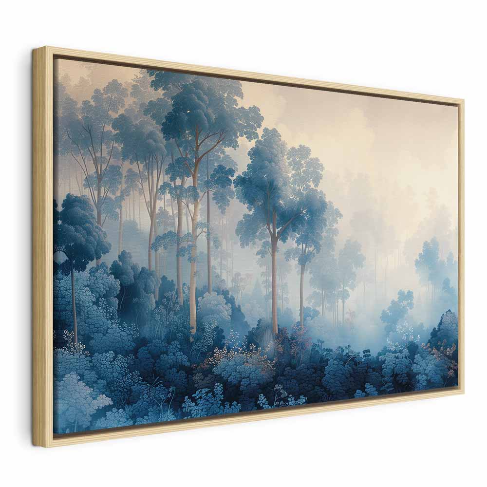Canvas Print Landscape with Trees in Fairy Tale Forest