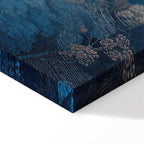 Fairy-Tale Blue Forest Landscape Canvas Print