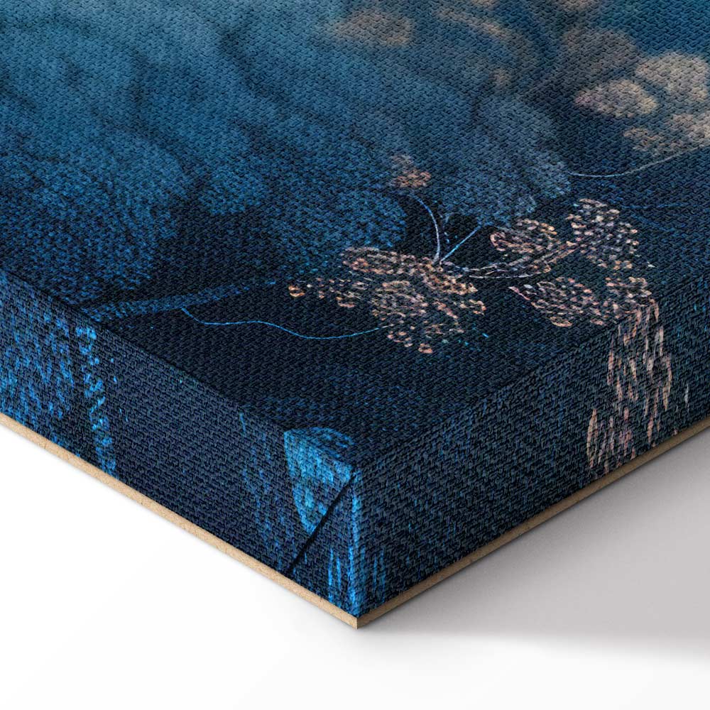 Fairy-Tale Blue Forest Landscape Canvas Print