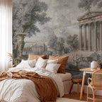 Greek Temple Hill Landscape Wall Mural