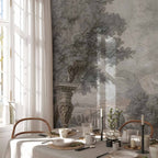 Greek Temple Hill Landscape Wall Mural