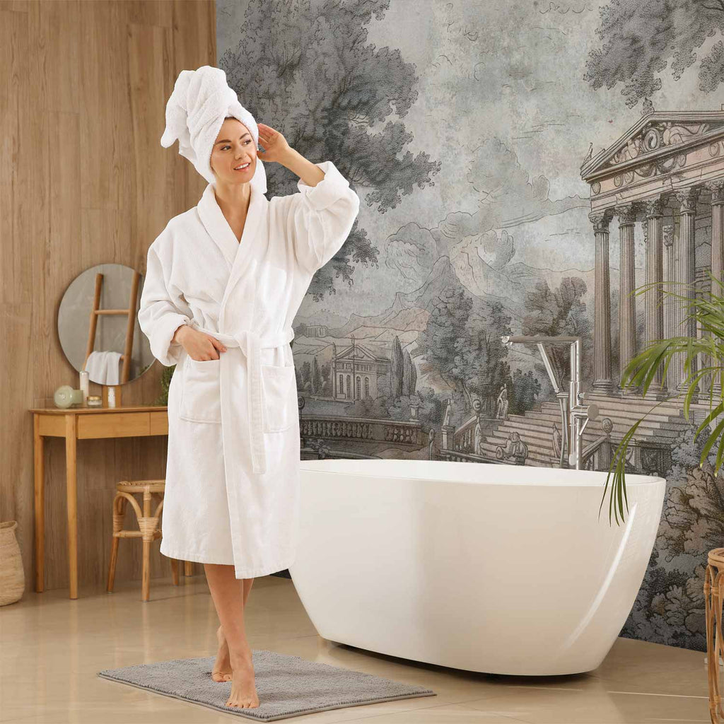 Greek Temple Hill Landscape Wall Mural