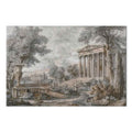 Greek Temple on a Hill Vintage Canvas Print