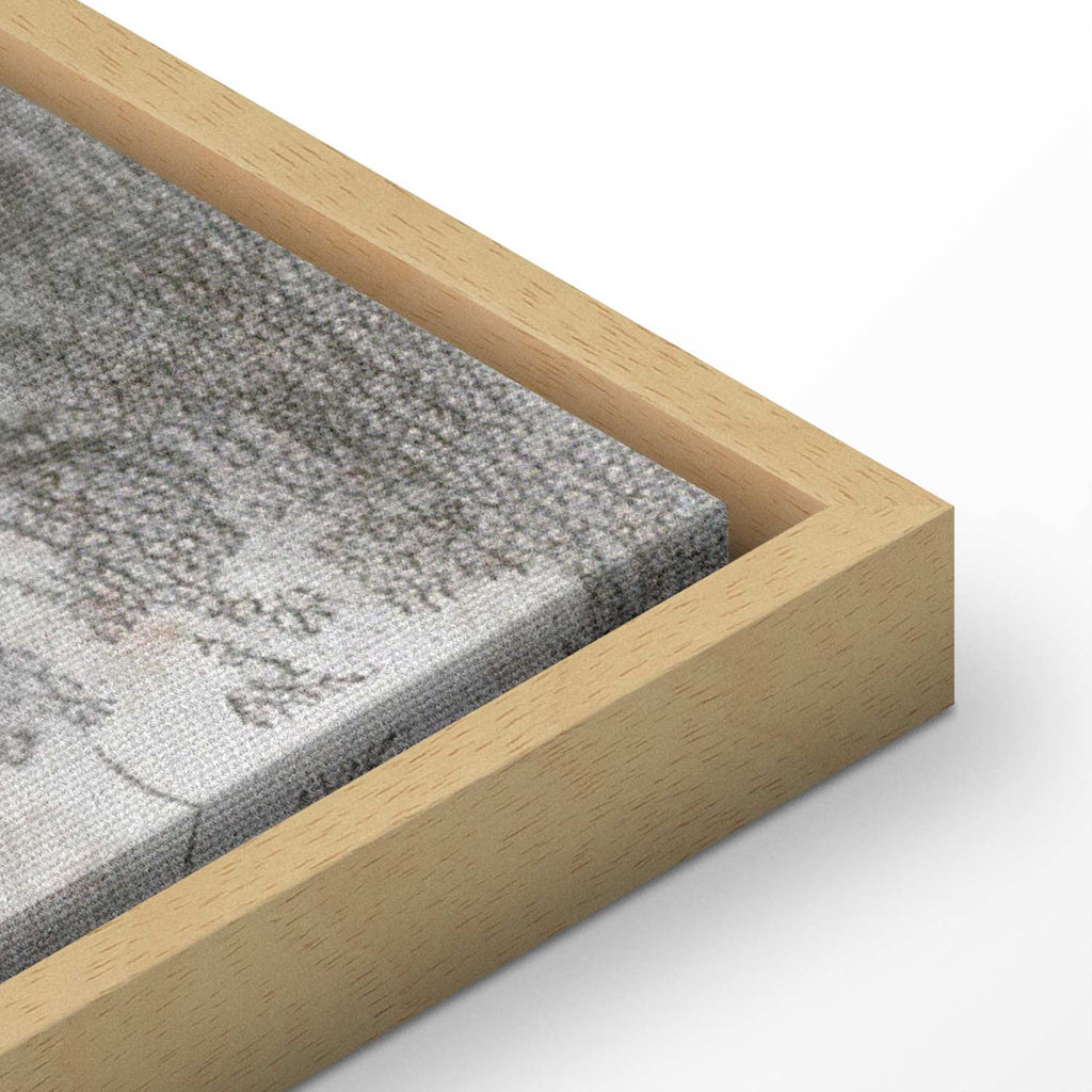 Greek Temple on a Hill Vintage Canvas Print