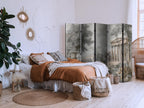 Room Divider Antique Landscape with Greek Temple