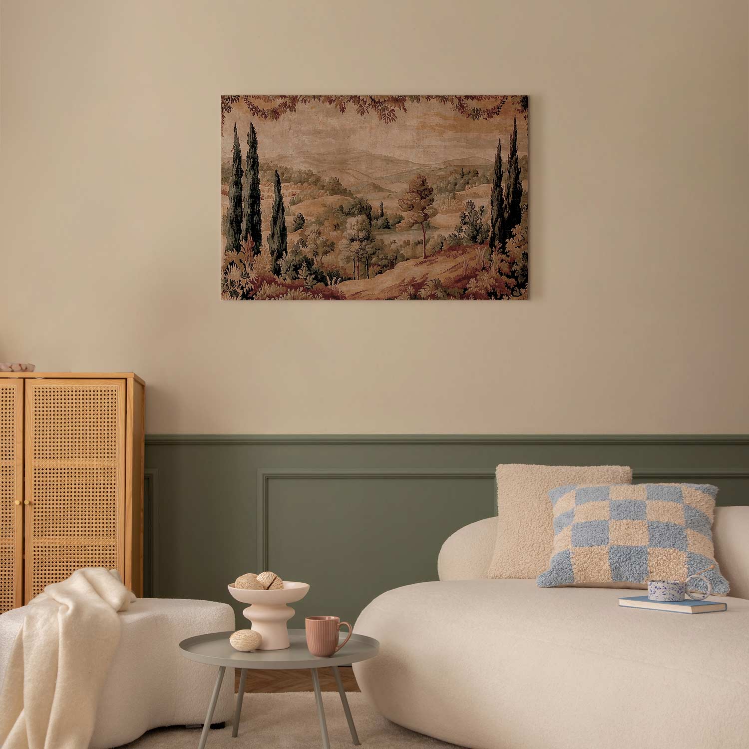 Mediterranean Tapestry Landscape Canvas Print