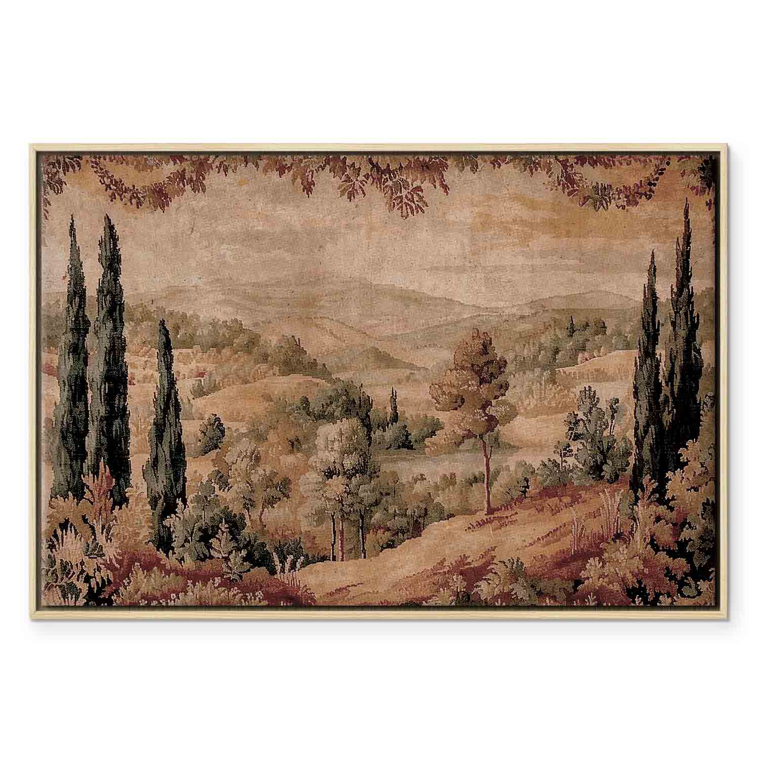 Mediterranean Tapestry Landscape Canvas Print