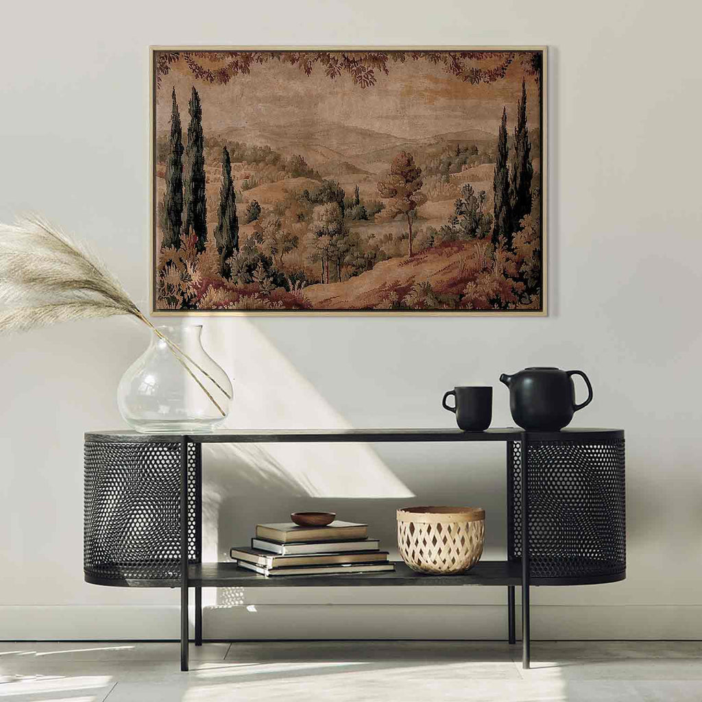 Mediterranean Tapestry Landscape Canvas Print