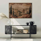 Mediterranean Tapestry Landscape Canvas Print