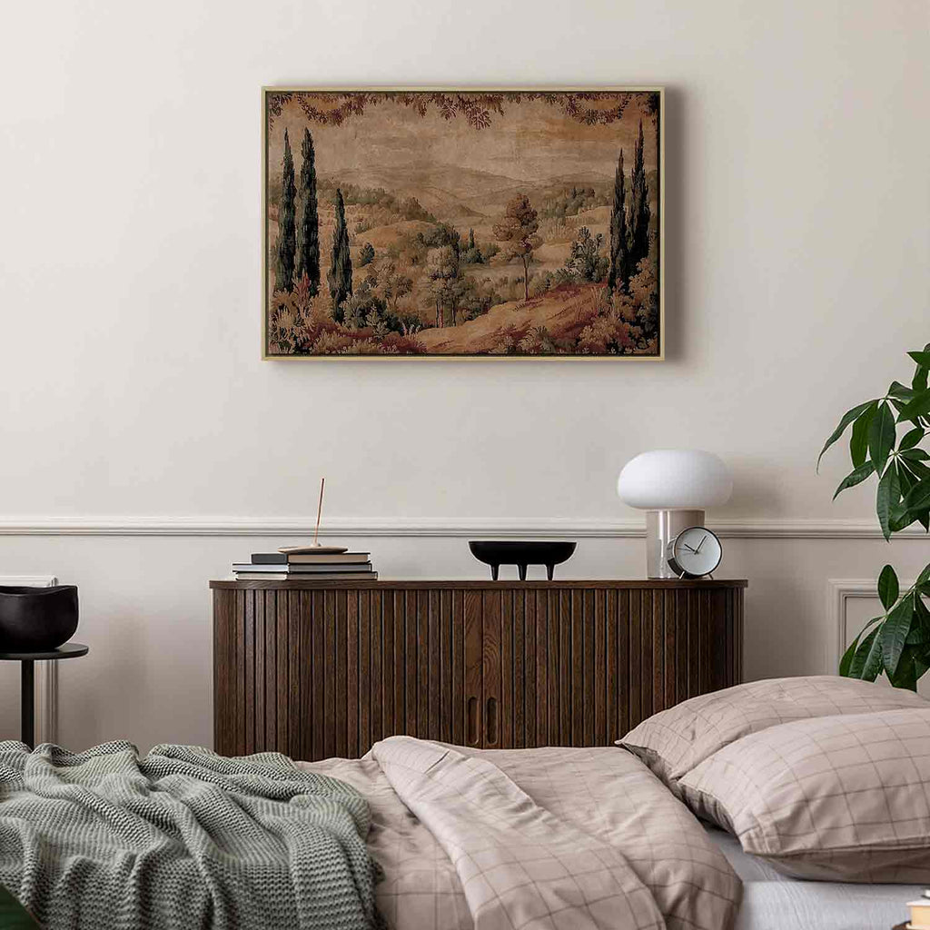 Mediterranean Tapestry Landscape Canvas Print