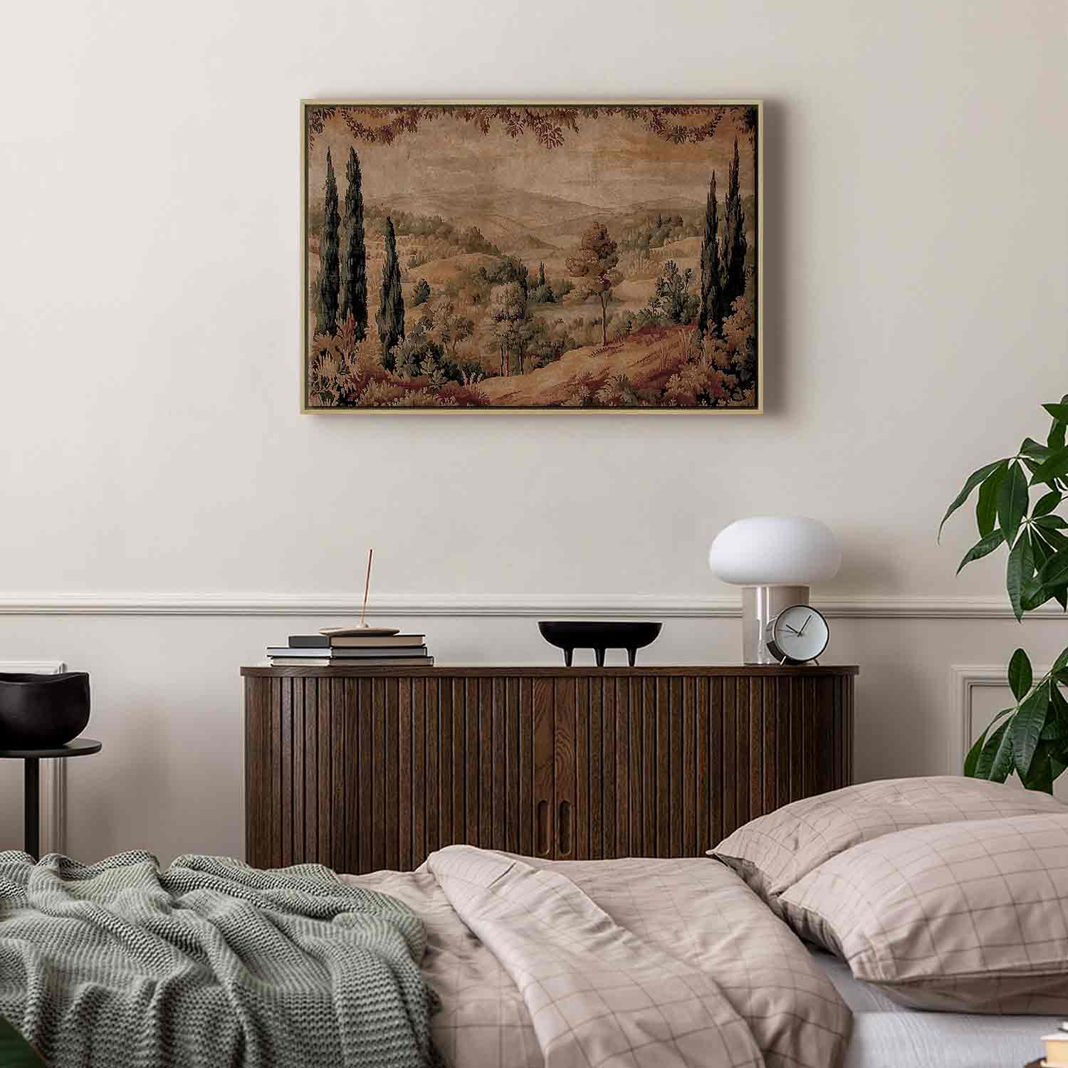 Mediterranean Tapestry Landscape Canvas Print