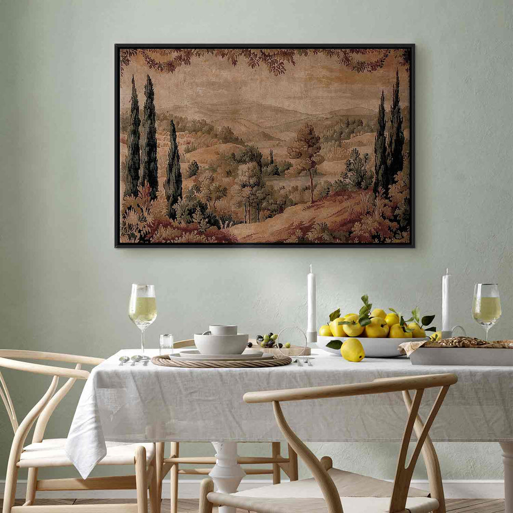 Mediterranean Tapestry Landscape Canvas Print