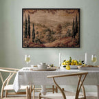 Mediterranean Tapestry Landscape Canvas Print