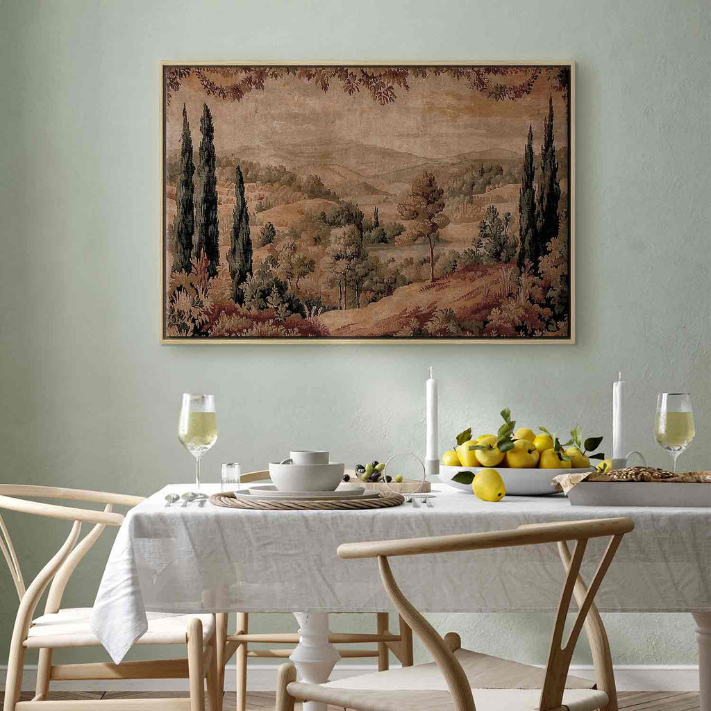 Mediterranean Tapestry Landscape Canvas Print