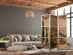 Abstract 3-Panel Japanese Room Divider - Landscape