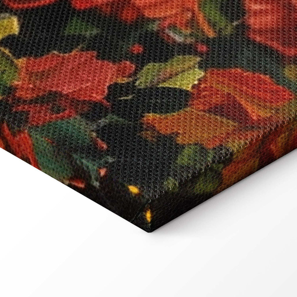 Pensive Woman Nostalgic Impression Canvas Print