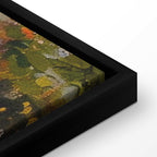 Pensive Woman Nostalgic Impression Canvas Print