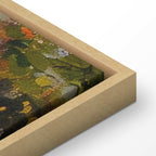 Pensive Woman Nostalgic Impression Canvas Print