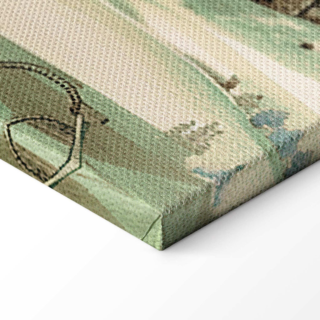 Tuscan Green Fields Landscape Canvas Print