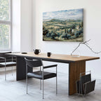 Tuscan Green Fields Landscape Canvas Print