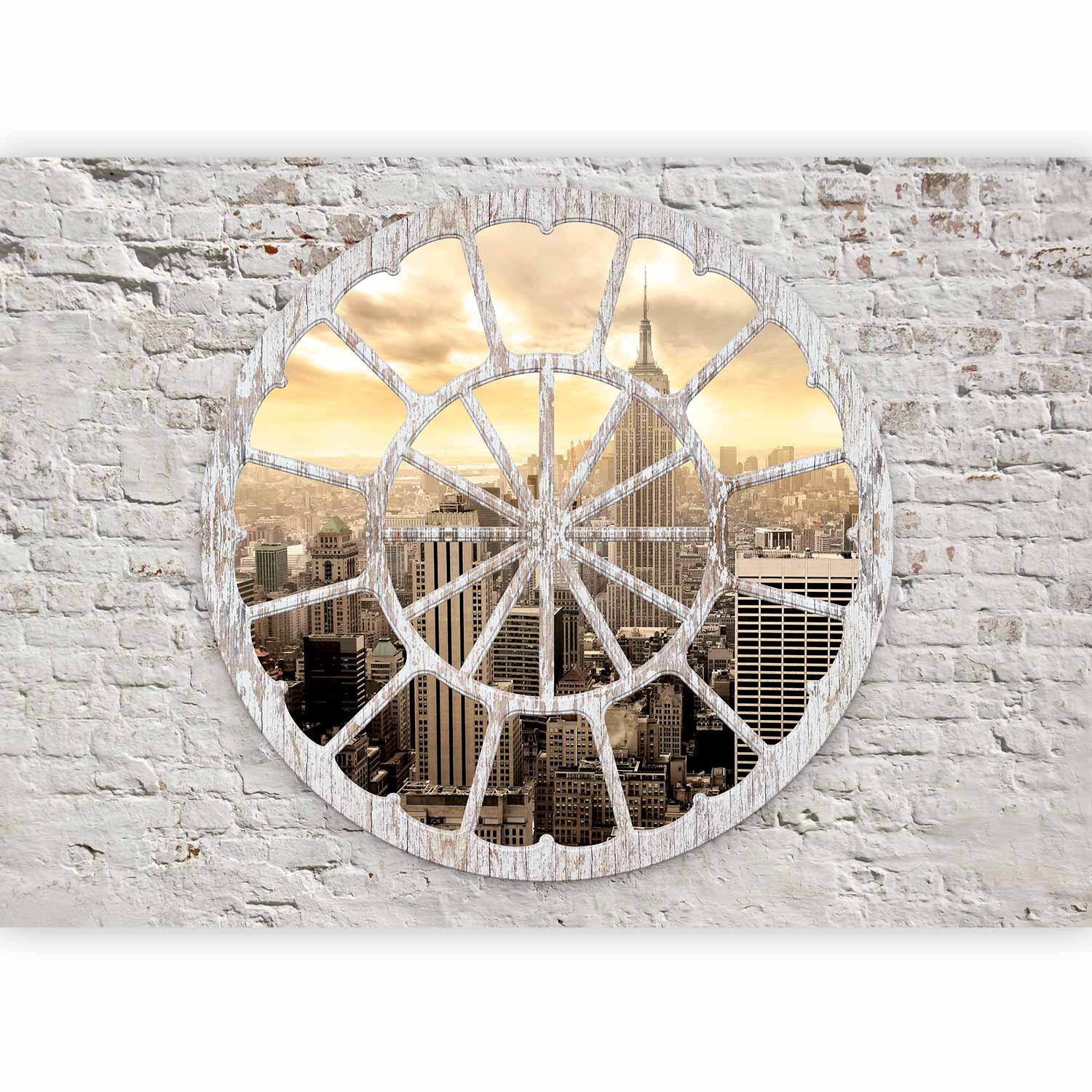 New York Window View City Wall Mural