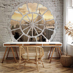New York Window View City Wall Mural