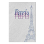 Paris Watercolor Architecture Vertical Canvas Print