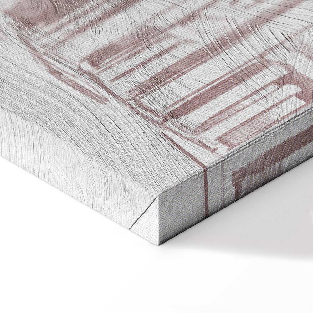 Berlin Watercolour Architecture Canvas Print