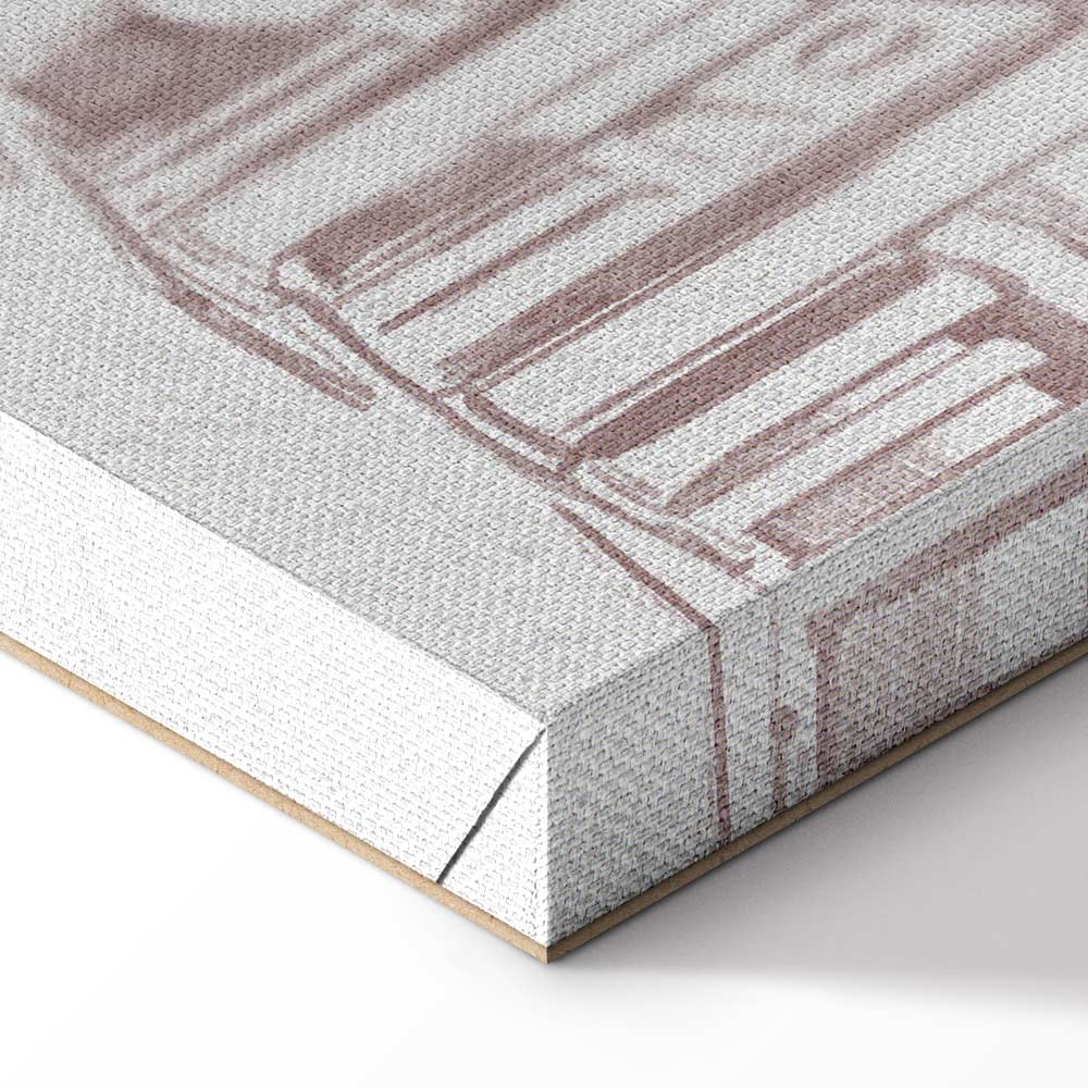 Berlin Watercolour Architecture Canvas Print