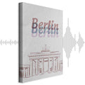 Berlin Watercolour Architecture Canvas Print